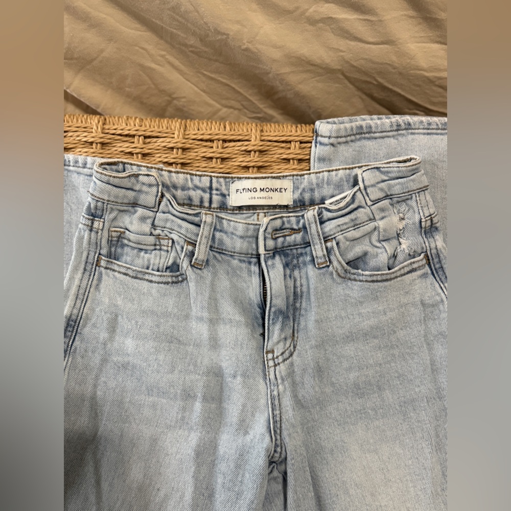 Flying Monkey Light Blue High Rise Jeans